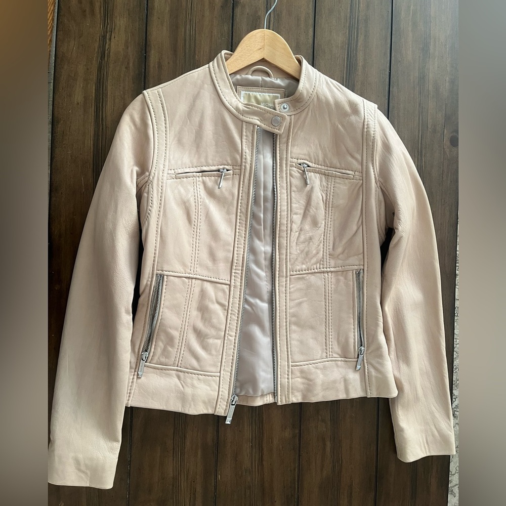 MICHAEL Michael Kors Leather jacket, size small
